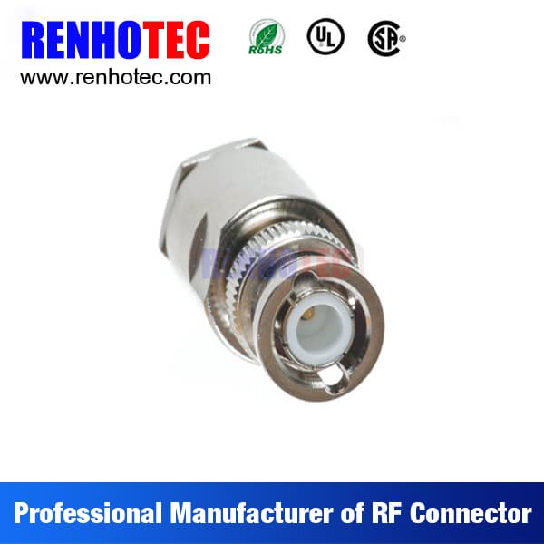 180 Degree BNC Male Coaxi Connector RF Adapter